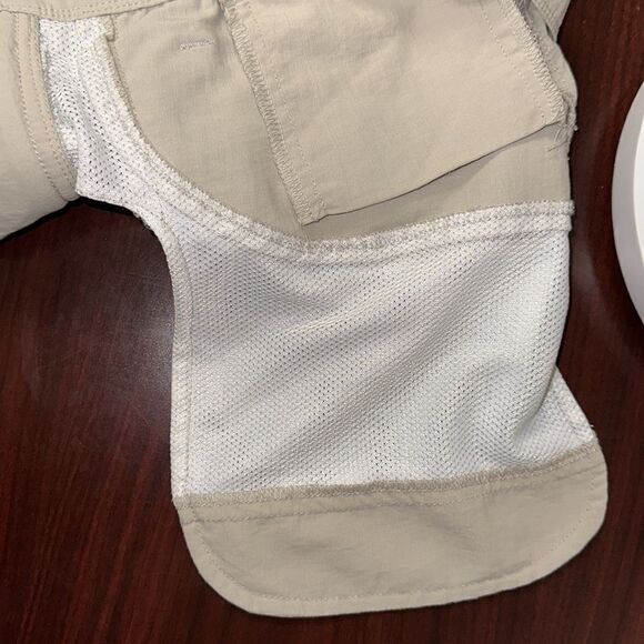 The North Face 10 Tan Lightweight Nylon 4” Hiking 5 pocket Outdoor Shorts - Picture 15 of 15